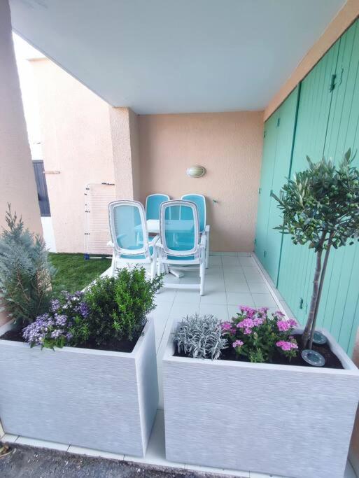 Chez Adriana Appartement Cosy Avec Jardin, Proche Plage Grimaud Exterior photo