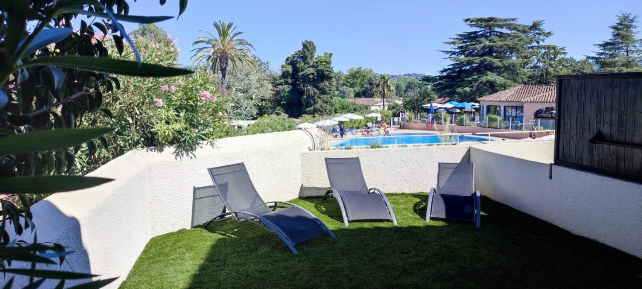 Chez Adriana Appartement Cosy Avec Jardin, Proche Plage Grimaud Exterior photo